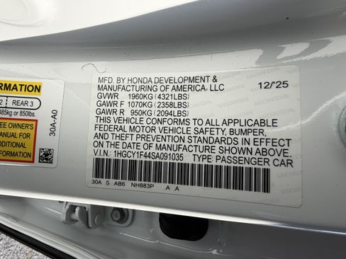 Used 2025 Honda Accord SE image 47