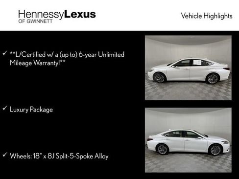Certified 2023 Lexus ES 300h w/ Luxury Package image 12