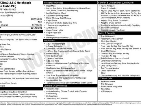 Used 2024 MAZDA MAZDA3 s image 7