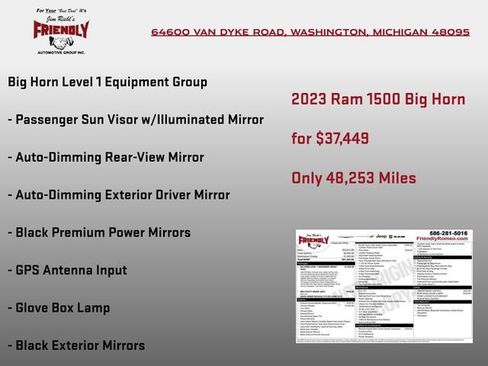 Certified 2023 RAM 1500 Big Horn AWD/4WD image 4