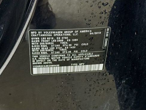 Used 2019 Volkswagen Atlas SE w/ Panoramic Sunroof Package AWD/4WD image 35