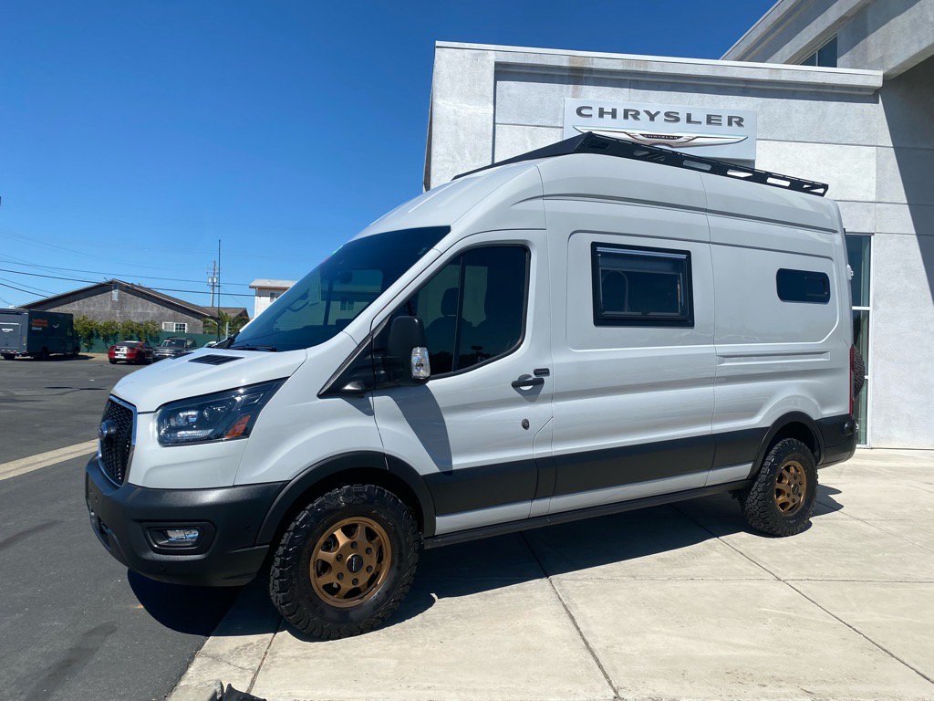 Used 2023 Ford Transit 250 148 High Roof AWD w/ Upfitter Package image 2