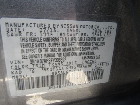 Used 2015 Nissan Sentra SL FWD image 6