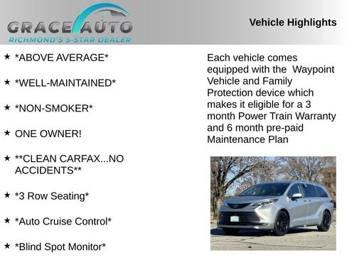 Used 2021 Toyota Sienna Platinum image 2