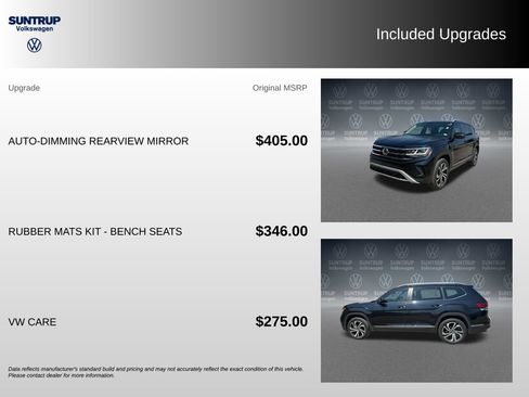 Used 2023 Volkswagen Atlas SEL AWD/4WD image 2