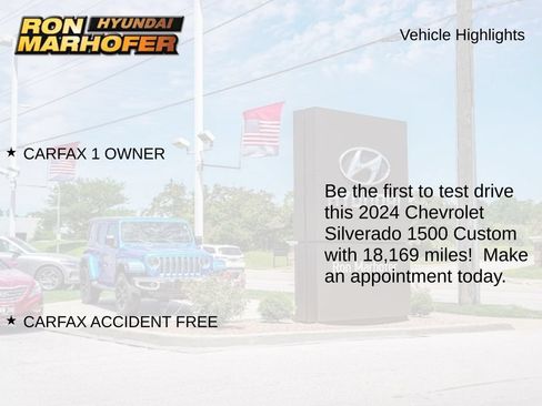 Used 2024 Chevrolet Silverado 1500 Custom AWD/4WD image 2