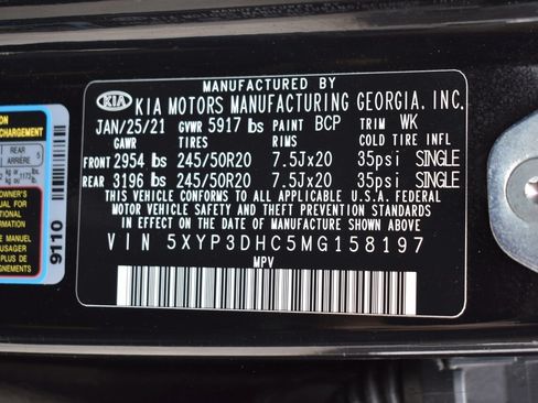 Used 2021 Kia Telluride EX w/ EX Premium Package AWD/4WD image 39