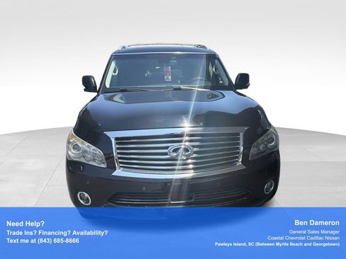 Used 2014 INFINITI QX80 4WD w/ Deluxe Touring Package image 2