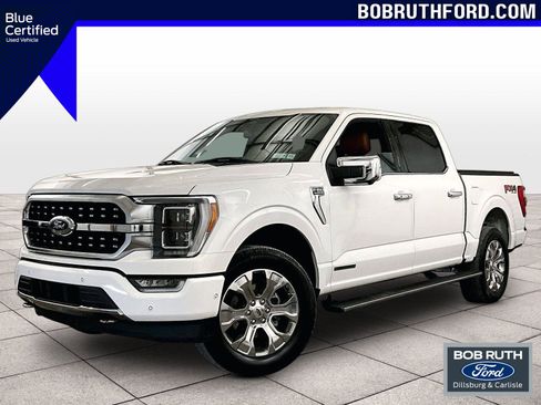 Certified 2022 Ford F150 Platinum w/ Equipment Group 701A High AWD/4WD image 1