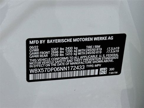 Used 2022 BMW X3 xDrive30i w/ Convenience Package w/ZPA image 33