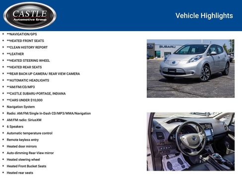 Used 2014 Nissan Leaf SL FWD image 3