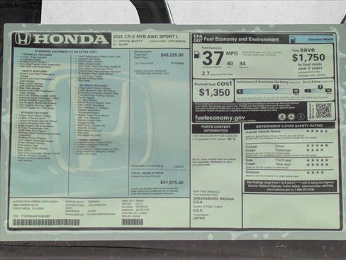 New 2026 Honda CR-V Sport-L image 18