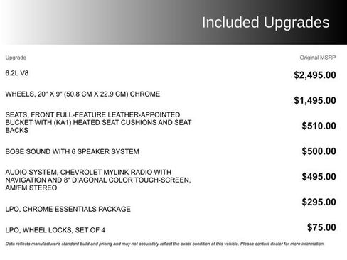 Used 2018 Chevrolet Silverado 1500 LTZ Z71 AWD/4WD image 1