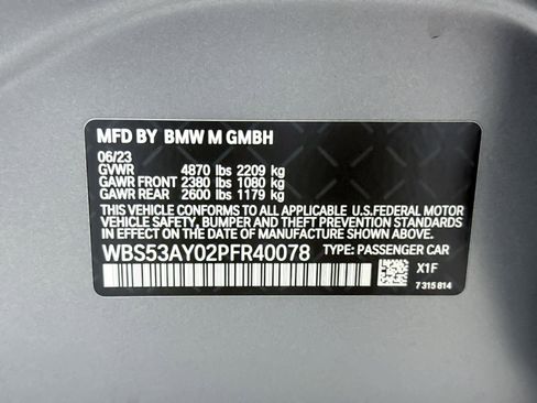 Used 2023 BMW M3 w/ Executive Package RWD image 47