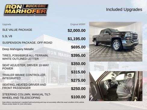 Used 2018 GMC Sierra 1500 SLE w/ SLE Value Package AWD/4WD image 6