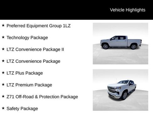 Used 2023 Chevrolet Silverado 1500 LTZ w/ LTZ Premium Package AWD/4WD image 12