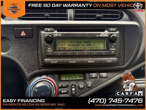 Used 2013 Toyota Prius C One FWD image 20