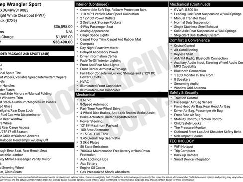 Used 2024 Jeep Wrangler Sport image 6