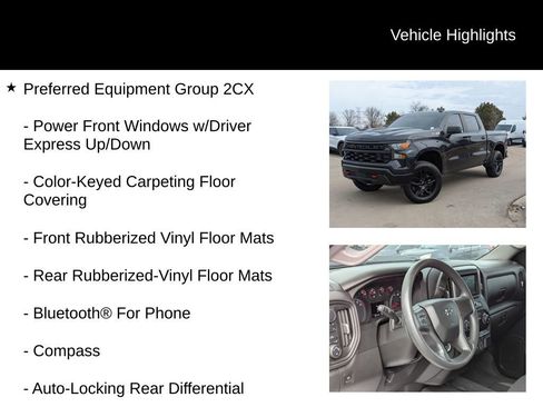 Used 2023 Chevrolet Silverado 1500 Custom Trail Boss w/ LPO, Dark Essentials Package image 11