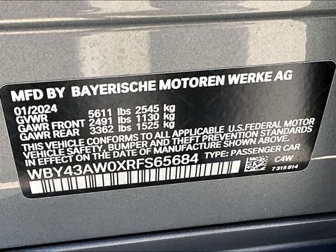 Used 2024 BMW i4 eDrive35 w/ Convenience Package RWD image 33