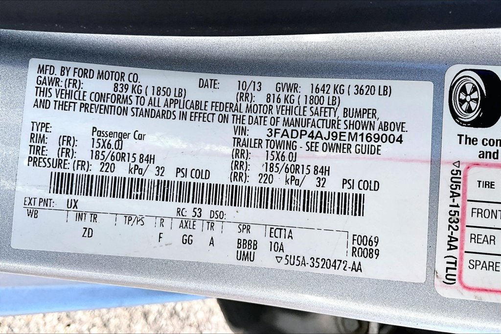 Used 2014 Ford Fiesta S FWD image 28