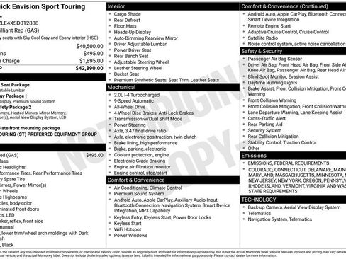 New 2025 Buick Envision Sport Touring image 6