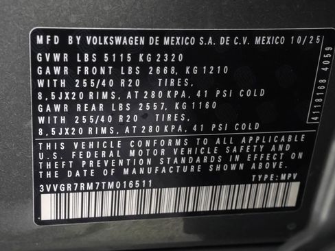 Used 2026 Volkswagen Tiguan SE R-Line AWD/4WD image 49