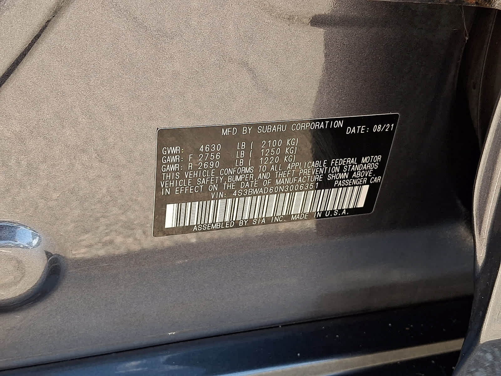 Used 2022 Subaru Legacy Premium AWD/4WD image 29
