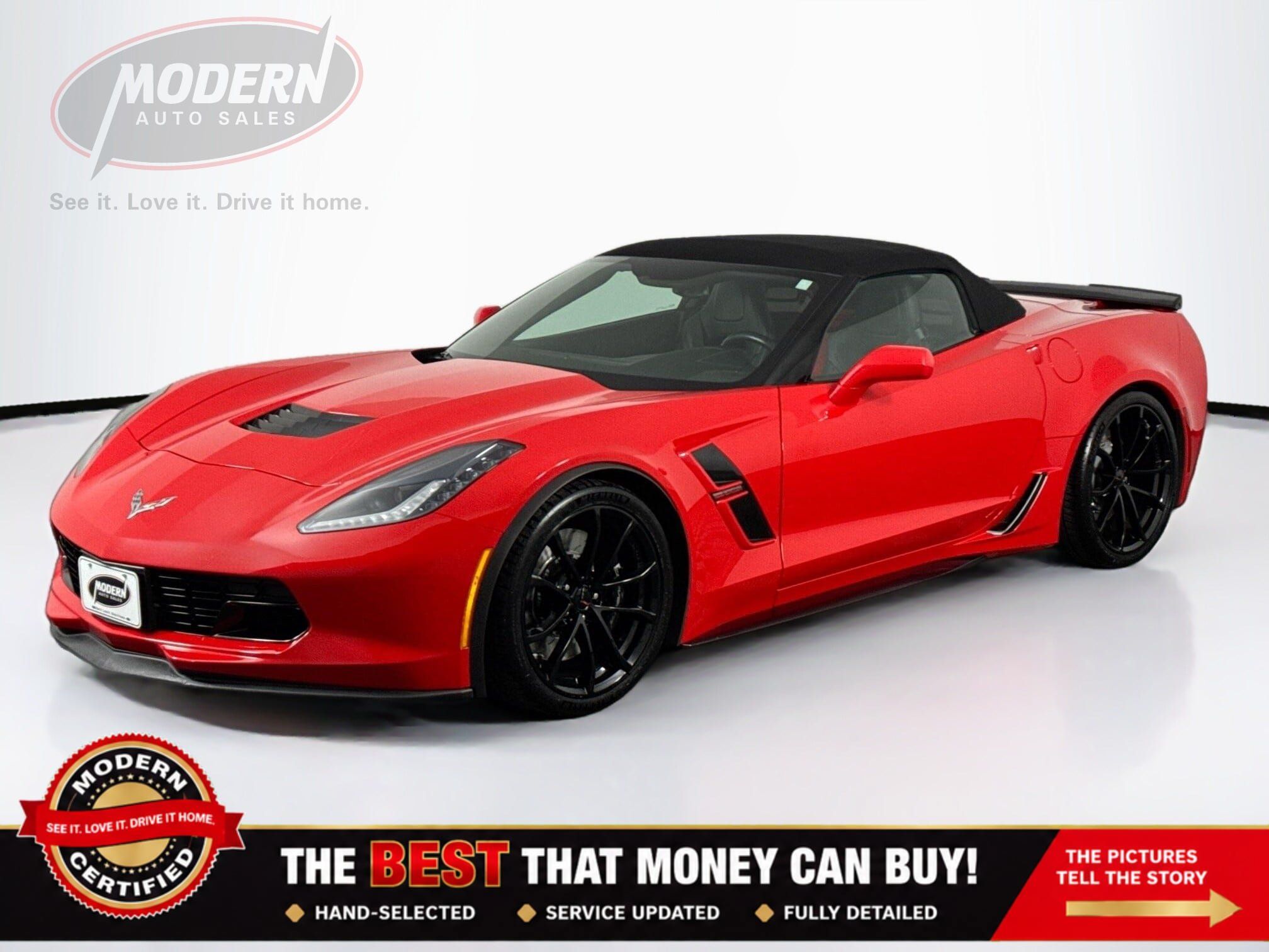 Used 2017 Chevrolet Corvette Grand Sport w/ Battery Protection Package RWD image 1