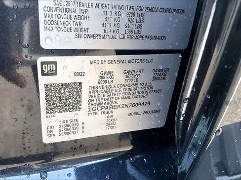 Used 2022 Chevrolet Silverado 1500 Custom RWD image 20