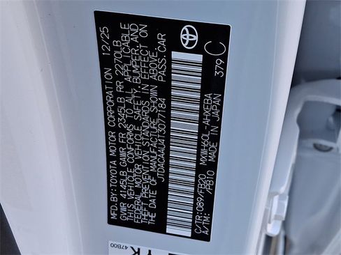 New 2026 Toyota Prius LE image 10