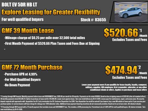 New 2027 Chevrolet Bolt LT w/ Comfort Package FWD image 2
