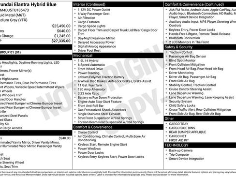 New 2026 Hyundai Elantra Blue image 4