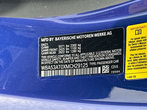 Used 2021 BMW M440i Convertible w/ Premium Package RWD image 34