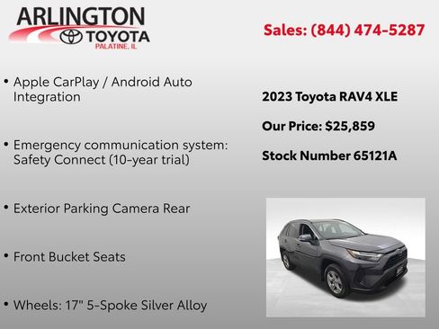 Used 2023 Toyota RAV4 XLE w/ XLE Grade Weather Package FWD image 4