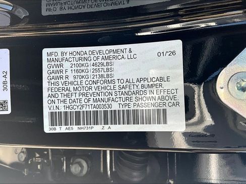 New 2026 Honda Accord Sport image 8