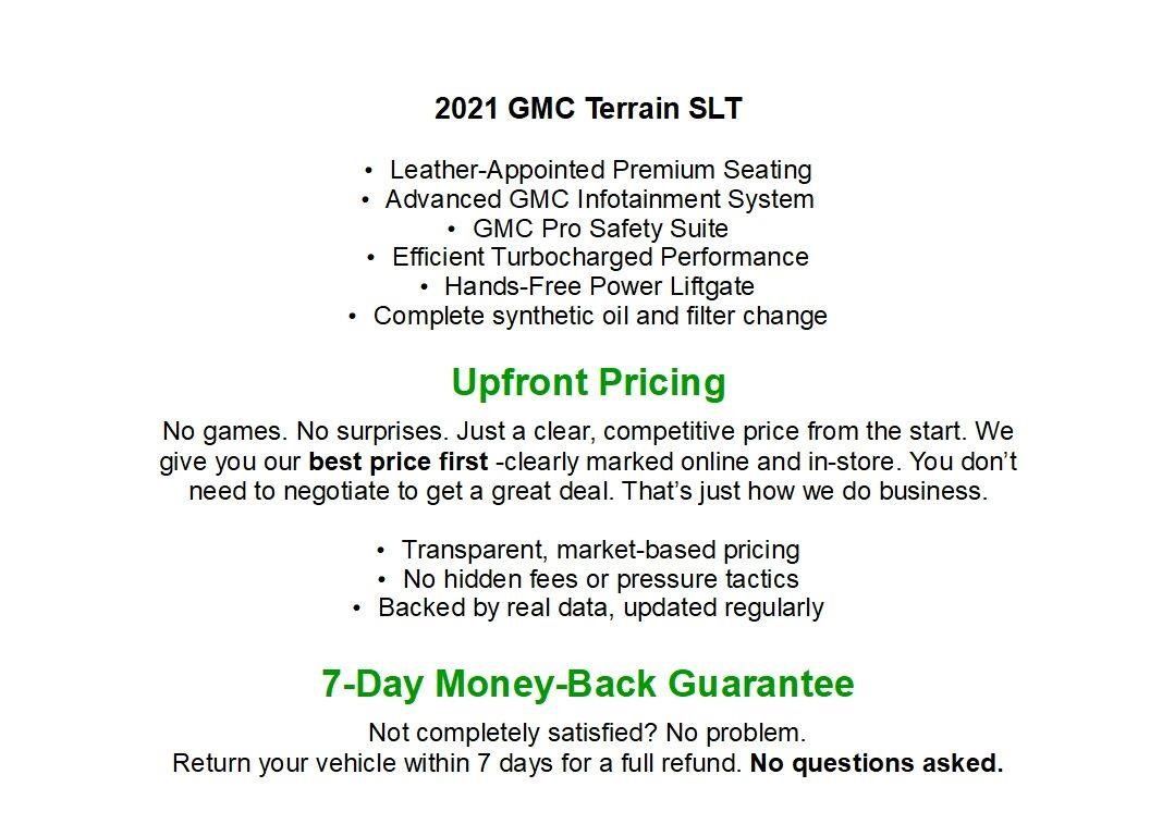 Used 2021 GMC Terrain SLT w/ Infotainment Package II AWD/4WD image 2