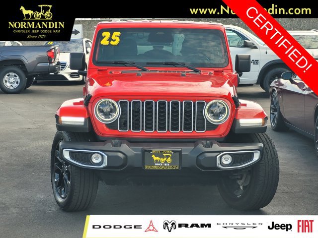 Certified 2025 Jeep Wrangler Unlimited Sahara AWD/4WD image 2