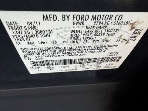 Used 2012 Ford Explorer XLT FWD image 34