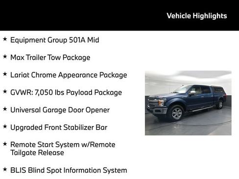 Used 2019 Ford F150 Lariat AWD/4WD image 5
