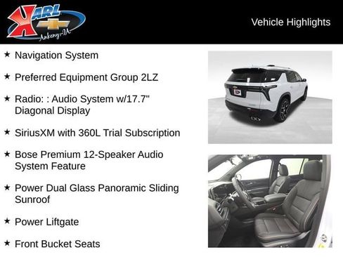 New 2026 Chevrolet Traverse High Country image 3