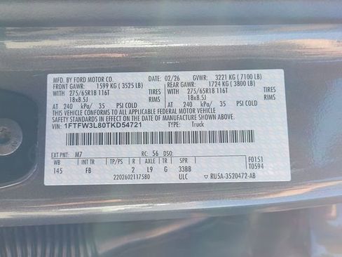 New 2026 Ford F150 XLT w/ Equipment Group 302A MID image 12