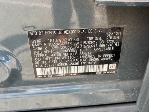 Used 2024 Honda HR-V LX image 15