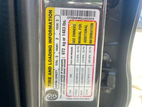 Used 2020 Ford Ranger Lariat w/ Trailer Tow Package AWD/4WD image 31
