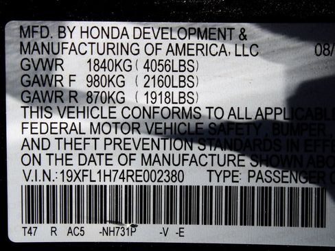 Used 2024 Honda Civic EX-L image 36