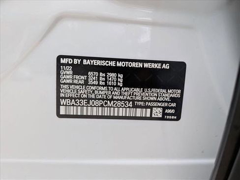 Certified 2023 BMW 760i xDrive 760i xDrive w/ Parking Assistance Package image 28