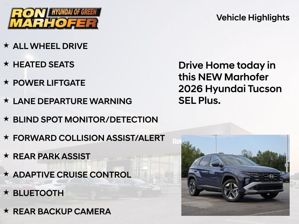 New 2026 Hyundai Tucson SEL Plus AWD/4WD image 15