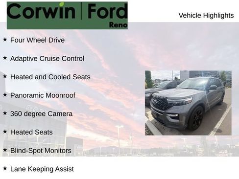 Used 2021 Ford Explorer ST w/ Equipment Group 401A AWD/4WD image 7