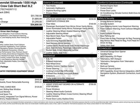 Used 2017 Chevrolet Silverado 1500 High Country RWD image 6