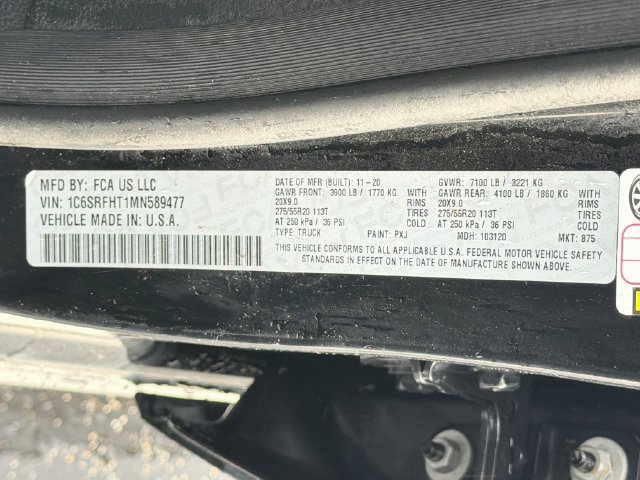 Used 2021 RAM 1500 Limited AWD/4WD image 32